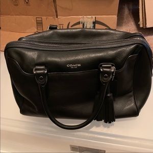 Coach Black Leather Handbag